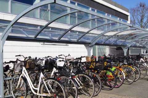 Gode cykelparkeringsmuligheder ved UCL, Odense