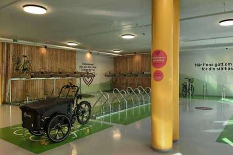 Moderne cykelparkering i Gøteborg – nudge cyklister med innovative løsninger