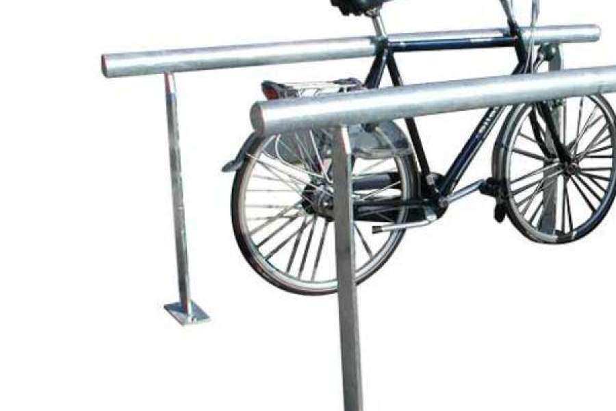 fietsparkeren geleidehek fietsaanleunbeugel