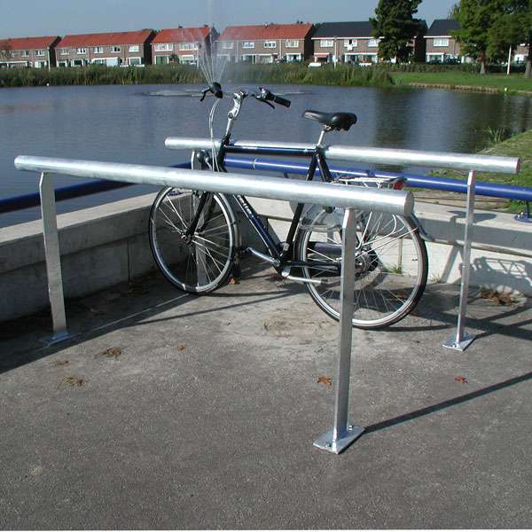 fietsparkeren geleidehek fietsaanleunbeugel
