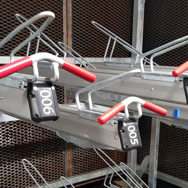 FalcoLevel Premium+, cykelparkering i 2 etager
