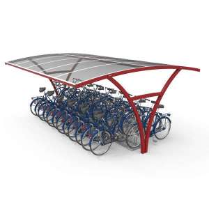 FalcoRail-Low-dobbeltsidet-cykeloverdækning-med-polycarbonat-tag