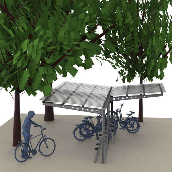 FalcoAndo dubbelzijdige fietsoverkapping