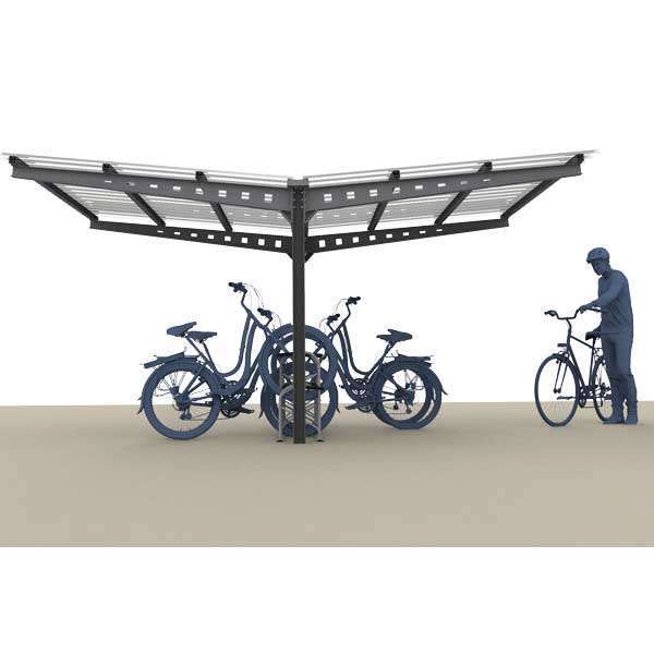 FalcoAndo dubbelzijdige fietsoverkapping