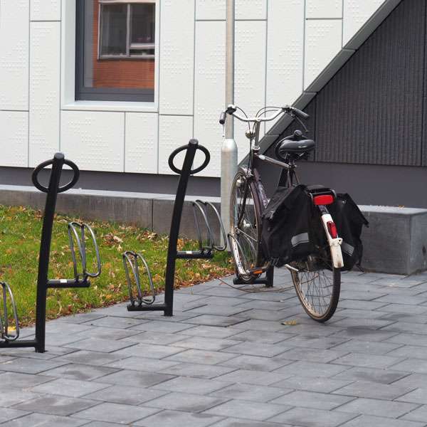 fietsparkeren fietsstandaard Triangel-10 FietsParKeur gepoedercoat