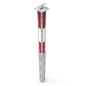 Gademøbler | Trafikprodukter | Teleskopisk pullert - 90x90mm | image #1
