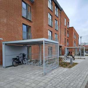 Cykelparkering til etagebyggeri i Ishøj