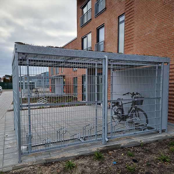 Cykelparkering til etagebyggeri i Ishøj