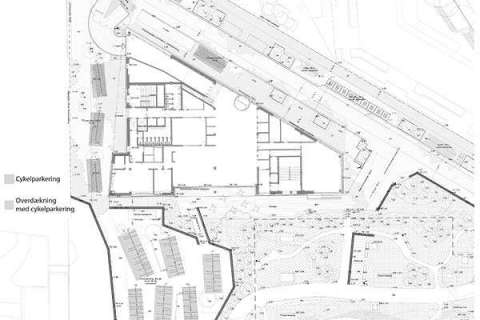 Danmarks Journalisthøjskole: Ny campus med funktionel cykelparkering