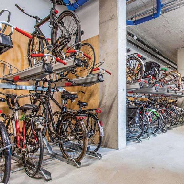 FalcoLevel Premium+, cykelparkering i 2 etager