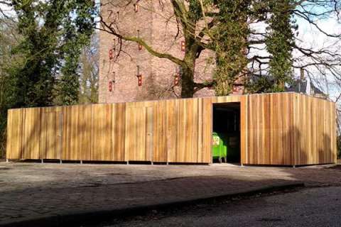 Speciallavet cykelskur til universitet