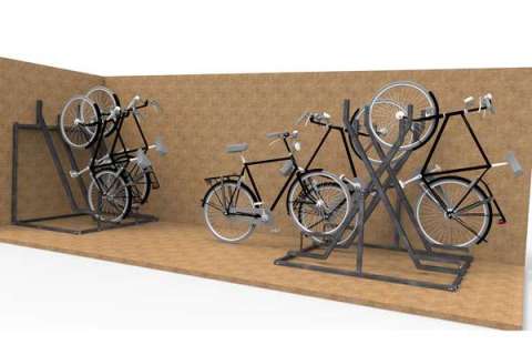 Hvor stort skal manøvrearealet bag cykelparkeringen være?