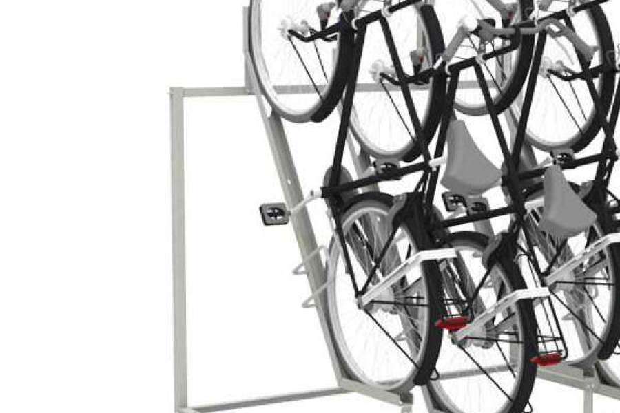 FalcoVert semi-vertikal cykelparkering