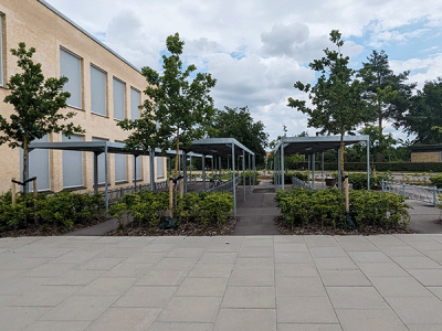 Horsens Gymnasium og HF med 686 cykelparkeringspladser