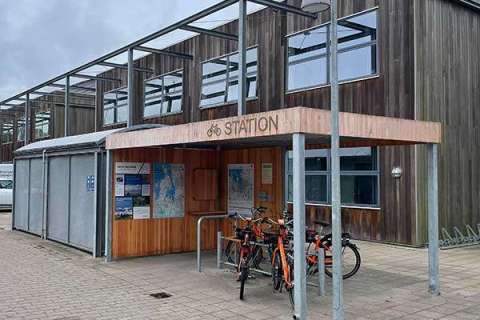 Cykelstation til Roskilde Havn