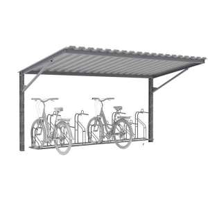 FalcoTel overdækningen og FalcoIdeal 2.0 cykelparkeringen