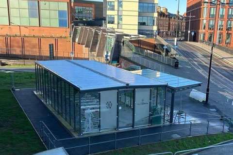 Falco U.K. installerer moderne cykelhub på Wolverhampton Station