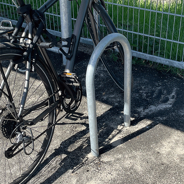 Kvistgård Station med ny cykelparkeringsløsning