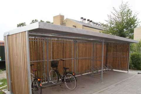 Projekt: cykelparkering ved Solhusene, Albertslund