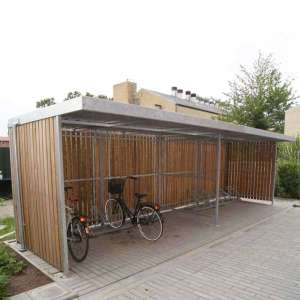 Projekt: cykelparkering ved Solhusene, Albertslund