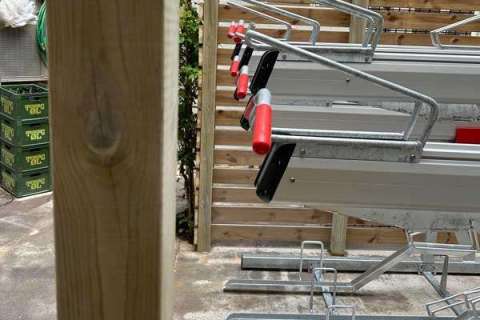 Topkvalitet til cyklerne: FalcoLevel Premium+ cykelparkering på Vandkunsten