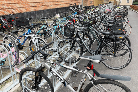 Opdatering af cykelparkering på Vestre Skole, Middelfart