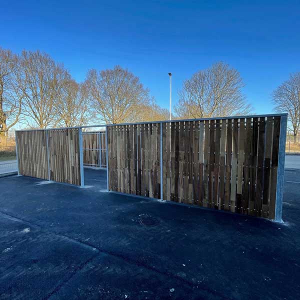 Gode cykelparkeringsmuligheder ved Amager Resourcecenter