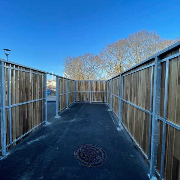 Gode cykelparkeringsmuligheder ved Amager Resourcecenter