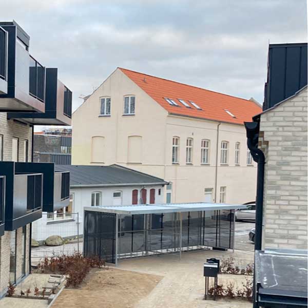 FalcoZan overdækning beklædt med perfoplader