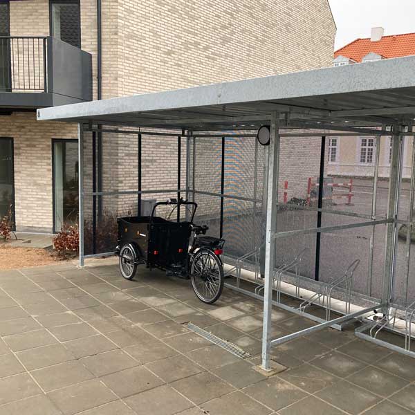 FalcoZan overdækning beklædt med perfoplader