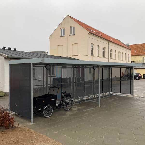 FalcoZan overdækning beklædt med perfoplader