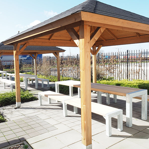 Solrig pause for medarbejderne hos Timberland