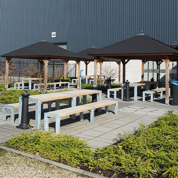 Solrig pause for medarbejderne hos Timberland