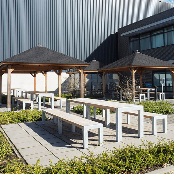 Solrig pause for medarbejderne hos Timberland