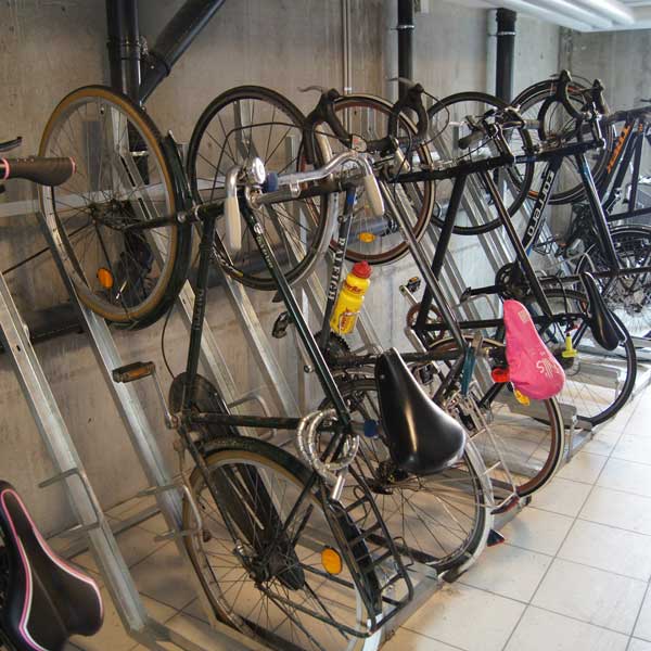 Kompakt cykelparkering til boligforening
