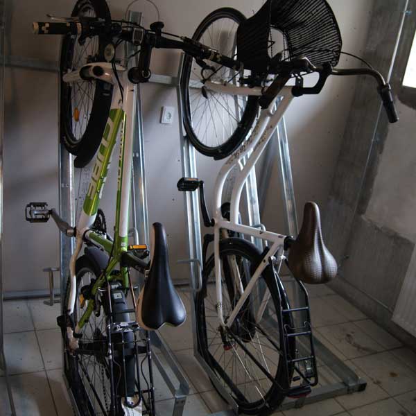 Kompakt cykelparkering til boligforening