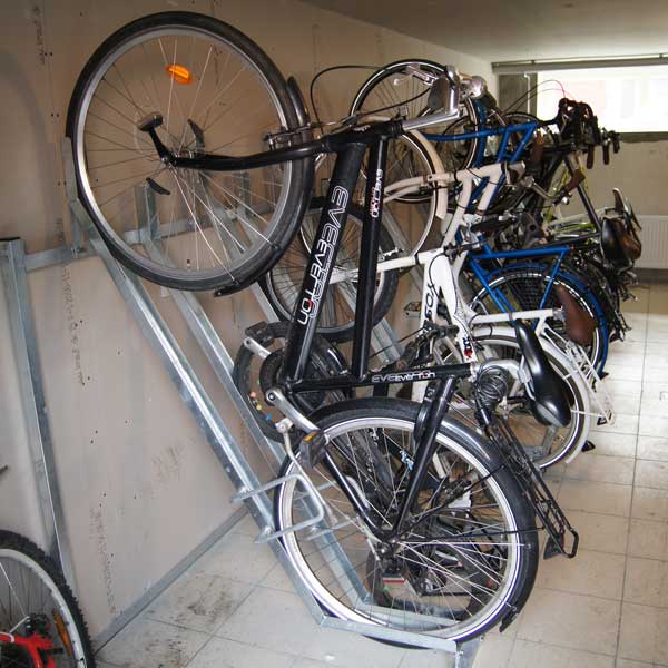 Kompakt cykelparkering til boligforening
