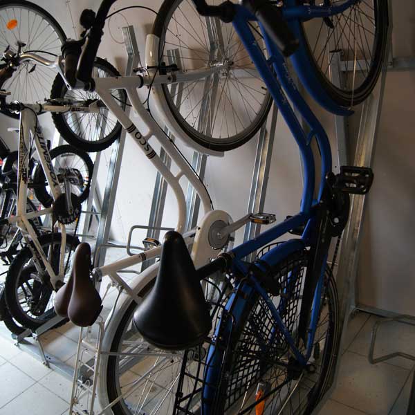 Kompakt cykelparkering til boligforening