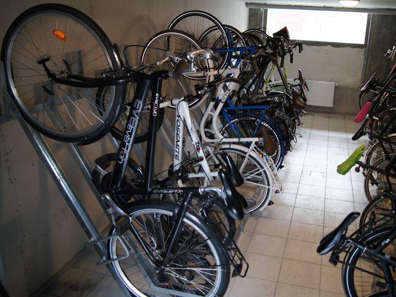 Kompakt cykelparkering til boligforening