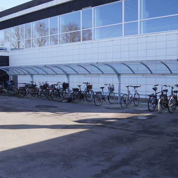 Gode cykelparkeringsmuligheder ved UCL, Odense