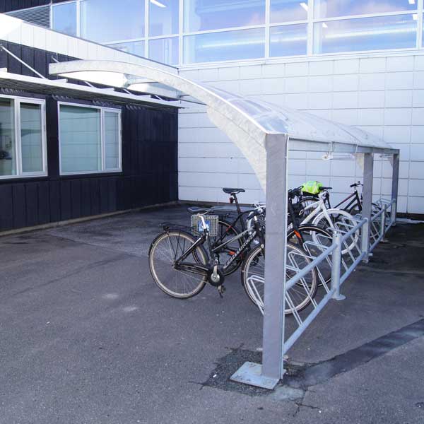 Gode cykelparkeringsmuligheder ved UCL, Odense