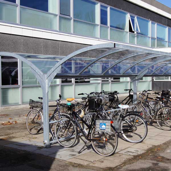 Gode cykelparkeringsmuligheder ved UCL, Odense