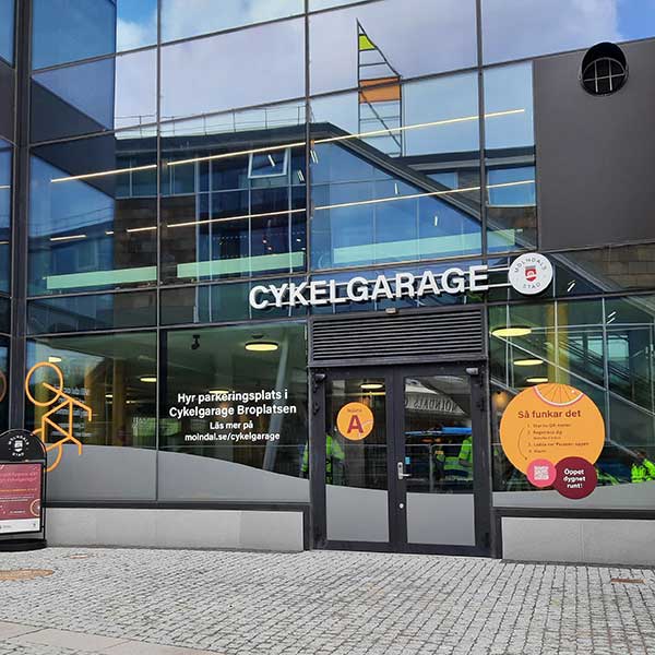 Moderne cykelparkering i Gøteborg – nudge cyklister med innovative løsninger