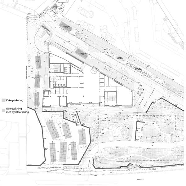 Danmarks Journalisthøjskole: Ny campus med funktionel cykelparkering