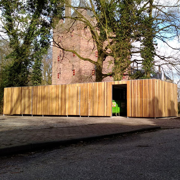 Speciallavet cykelskur til universitet