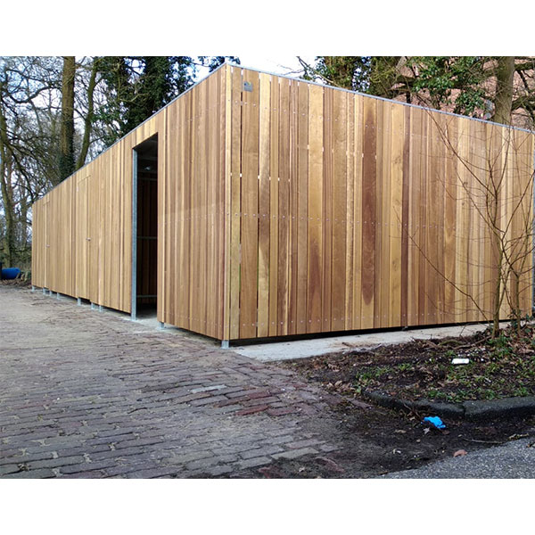 Speciallavet cykelskur til universitet