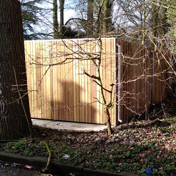 Speciallavet cykelskur til universitet