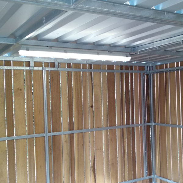 Speciallavet cykelskur til universitet