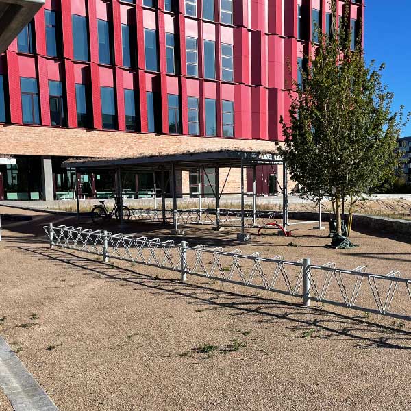 Danmarks Journalisthøjskole: Ny campus med funktionel cykelparkering