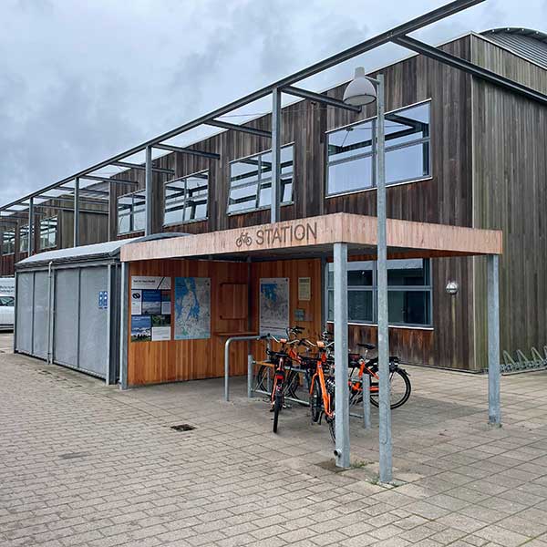 Cykelstation til Roskilde Havn